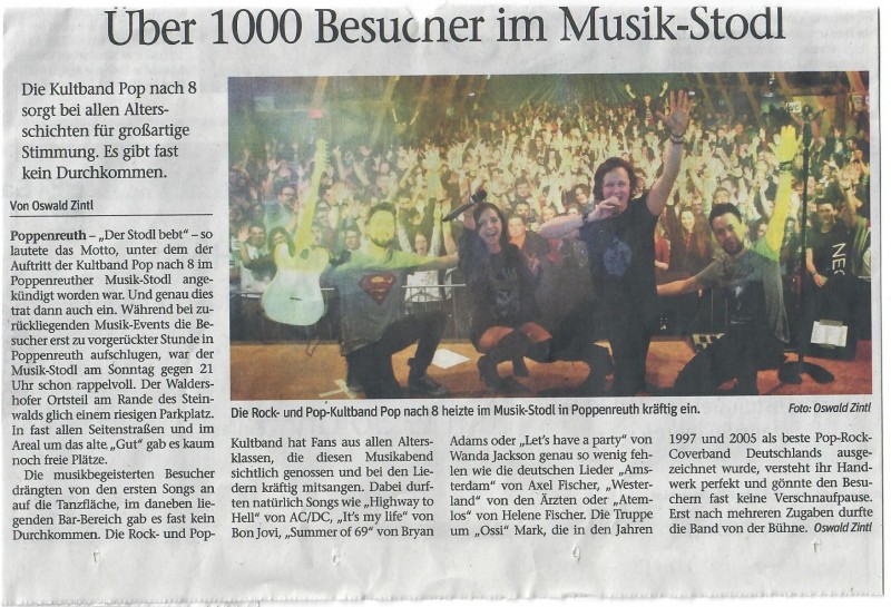 Über 1000 Besucher im Musik-Stodl