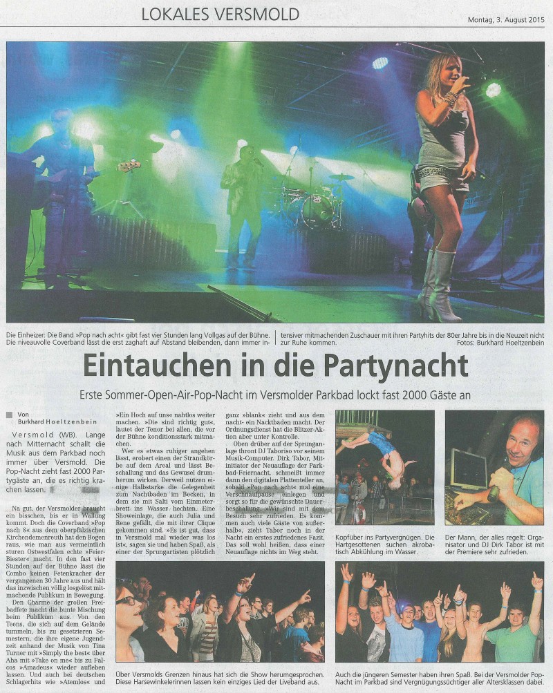 Eintauchen in die Partynacht