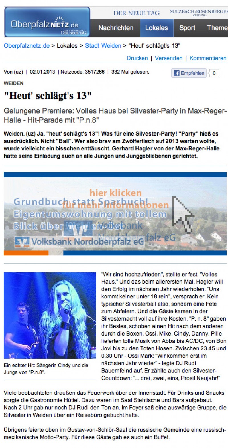 Heut’ schlägt’s 13