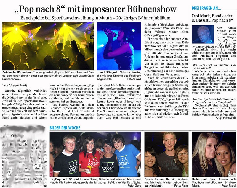 Pop nach 8 mit imposanter Bühnenshow