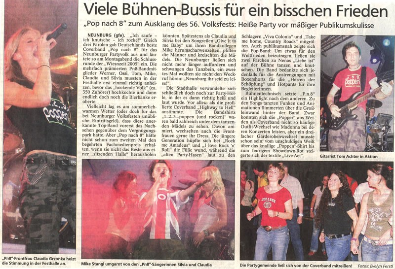  Viele Bühnen-Bussis für ein bisschen Frieden