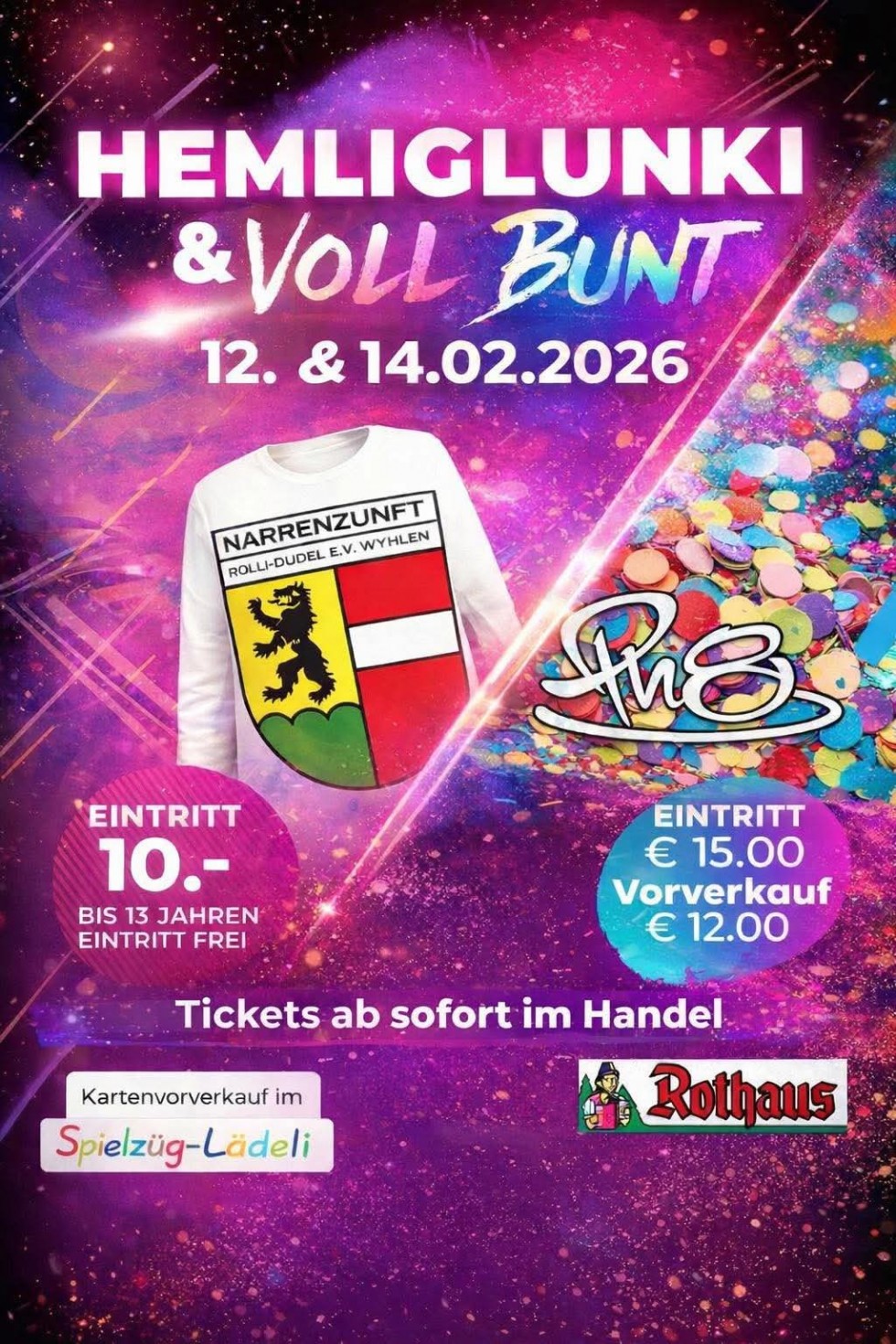 Rolli Dudel Ball-Voll Bunt